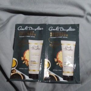 Carol's Daughter Goddess Strength Shampoo Conditioner Sample Packet.
